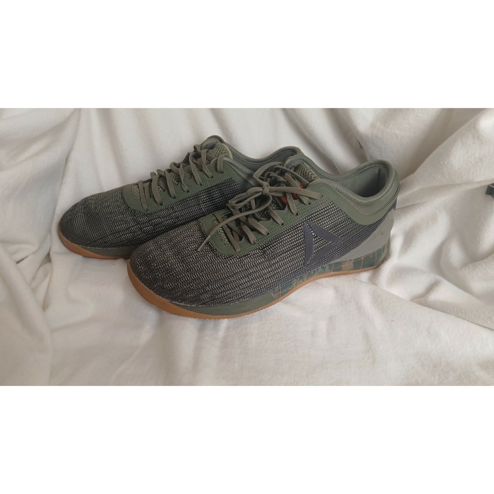 Reebok CrossFit Nano 8 Flexweave Mens 10 Training Shoes Green Grey CN1038